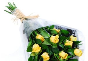 Yellow Roses by the Dozen