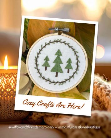 Embroidery Workshop with Willow and Thread