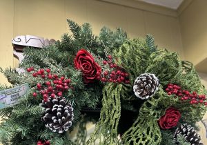 Red and Green Wreath