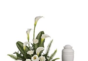 Stately Lilies Cremation Tribute