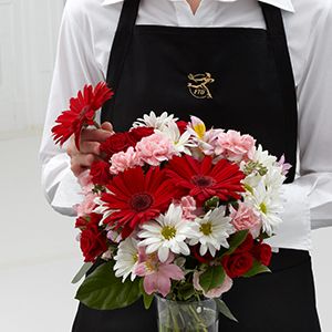 Custom Designed Bouquet arranged in a Vase