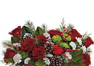 Teleflora's Classic Cardinal Centerpiece 