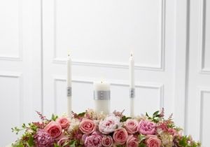 The Romance Unity Candle Arrangement