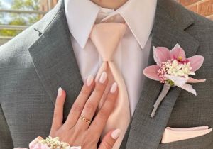 Blush Bond Orchid Corsage & Boutonniere Pair