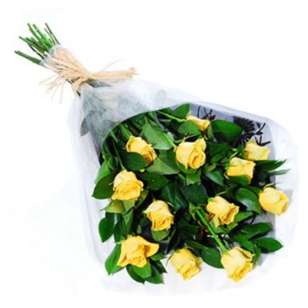 Yellow Roses by the Dozen