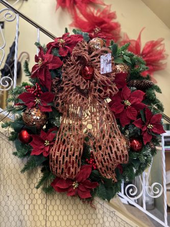 Red and Bronze Wreath