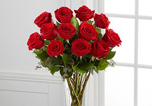 The Red Rose Arrangement